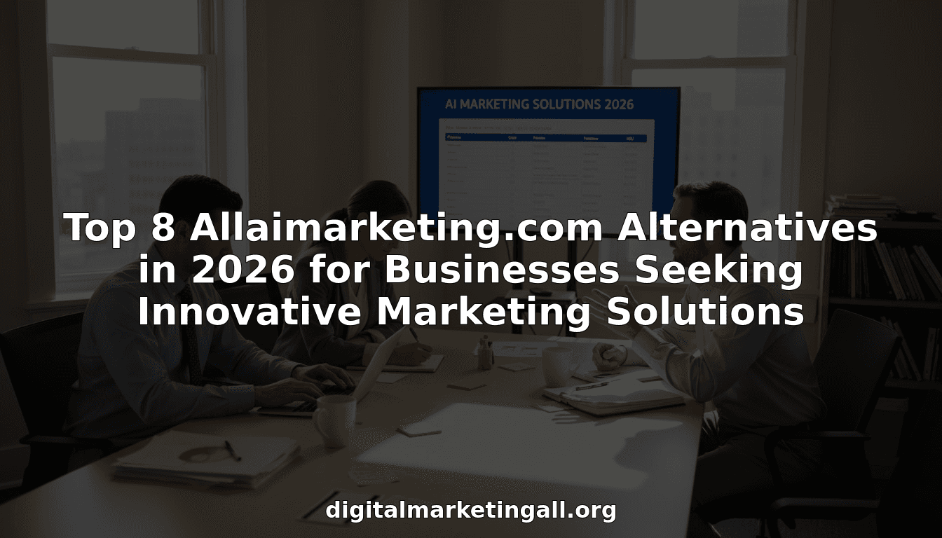 Top 8 Allaimarketing.com Alternatives in 2026 for Businesses Seeking Innovative Marketing Solutions