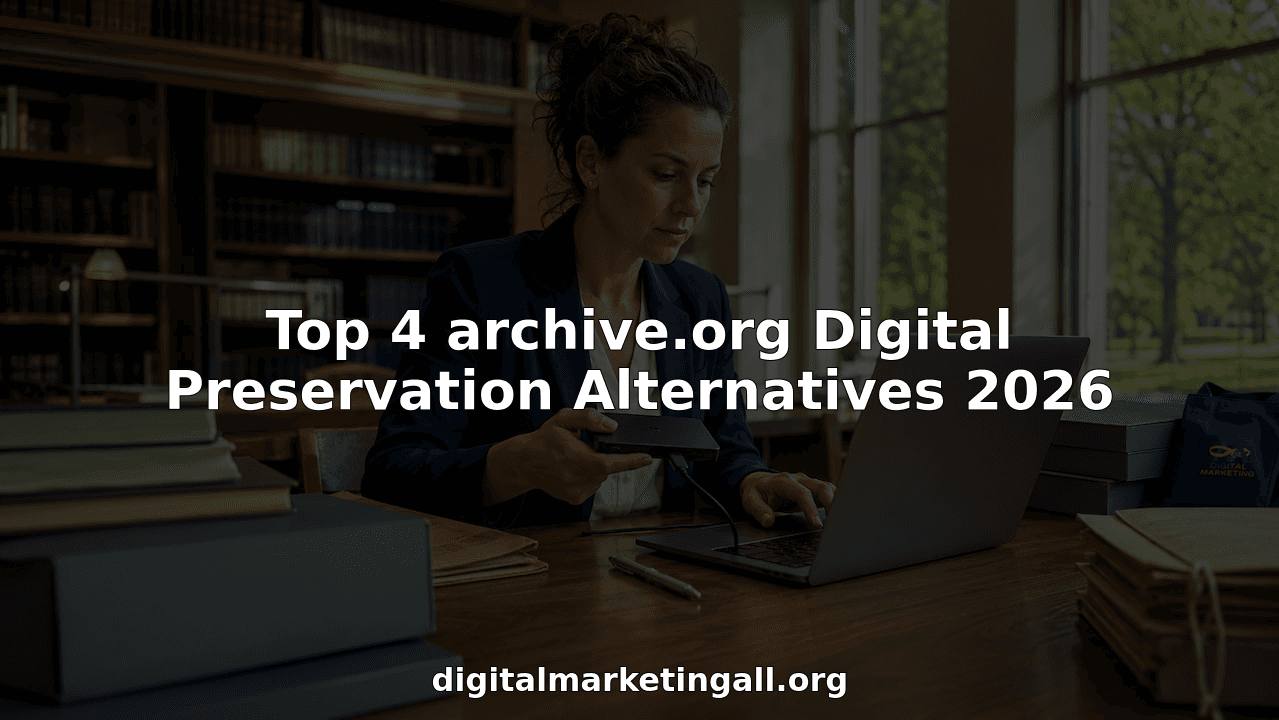 Top 4 archive.org Digital Preservation Alternatives 2026